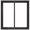 vidaXL Planter Black 80x80x40 cm Hladno valjano jeklo