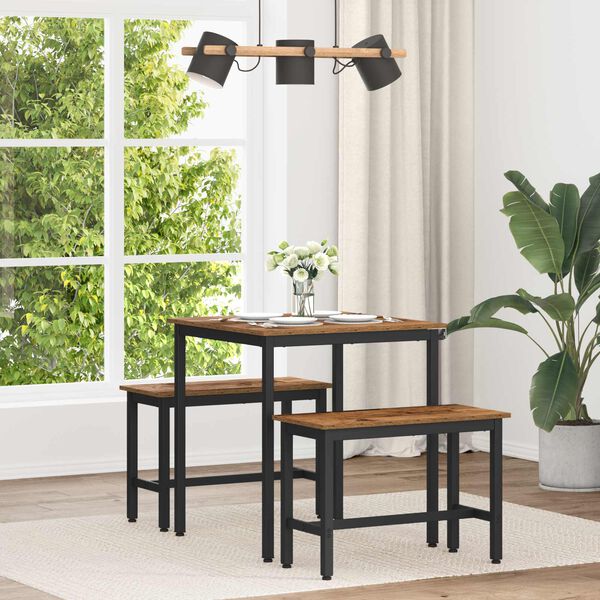 vidaXL Jedilne mize KOVINA