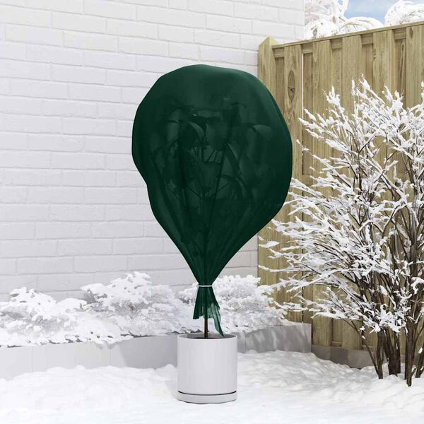 vidaXL Fleece za za&scaron;čito rastlin pred zmrzaljo Zelena 20 x 3,2 m