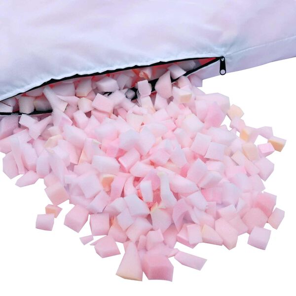 vidaXL Natrgana pena za izpolnitev Roza 10 kg Poliuretan