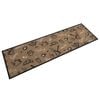 vidaXL Kuhinjska preproga pralna jutranja rjava 45x150 cm žamet