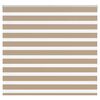 vidaXL Zebra senčilo peščeno rjava 155x150 cm tkanina širina 150,9 cm