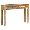 vidaXL Konzolna miza 110x30x75 cm predelan trden les