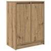 vidaXL Komoda artisan hrast 57x34x76 cm inženirski les