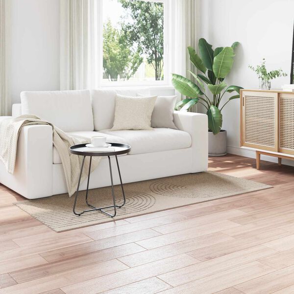 vidaXL Preproge za povr&scaron;ine Pravokotna HUARTE Bež 200 x 80 cm