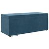 vidaXL Stolica Modra 101 x 41 x 40 cm Samet in Umetno Leseno