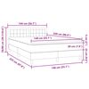 vidaXL Box Spring postelja z vzmetnico Pink 120x220 cm Velvet