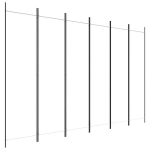 vidaXL Paravan 6-delni bel 300x200 cm blago