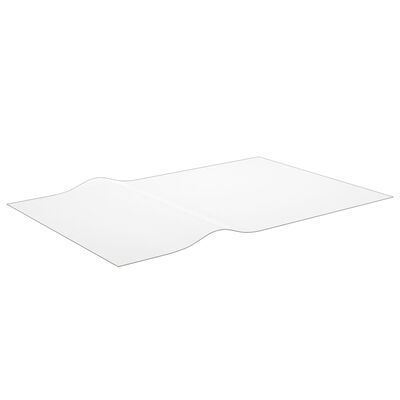 vidaXL Zaščita za mizo mat 100x60 cm 2 mm PVC