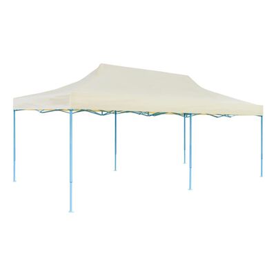 vidaXL Zložljiv pop-up vrtni šotor 3 x 6 m krem