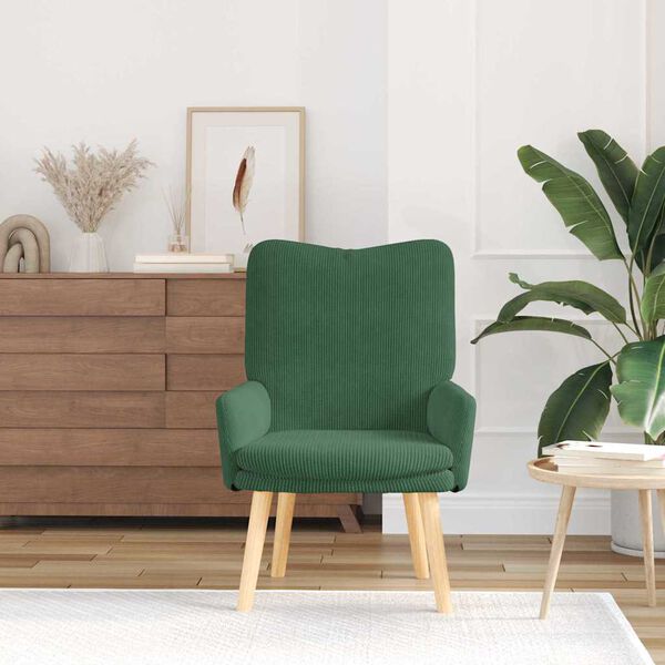 vidaXL fotelj Jungle Zelena 63 x 67 x 94 cm Sherpa tkanina