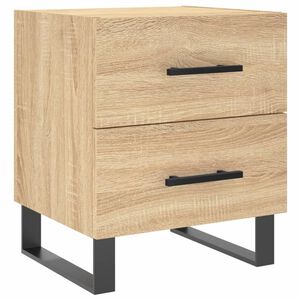 vidaXL Nočna omarica sonoma hrast 40x35x47,5 cm inženirski les