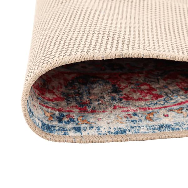 vidaXL Preproga pralna večbarvna &Oslash; 120 cm