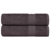 vidaXL Brisače za tu&scaron;iranje FROGN 2 kosa antracitne 70x140 cm 360 g/m&sup2;