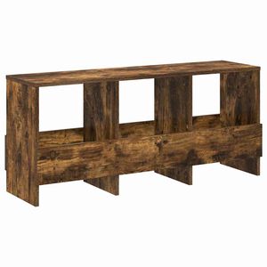 vidaXL Regal za revije Dimljeni oreh 102 x 30 x 45 cm