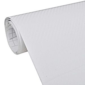 vidaXL Folija za avto 2 kosa 3D bela 100x150 cm