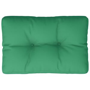 vidaXL Blazina za kavč iz palet zelena 50x40x12 cm