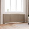 vidaXL Pokrov za radiator MDF 205 cm
