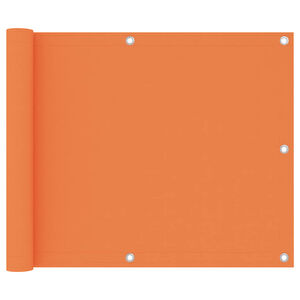 vidaXL Balkonsko platno oranžno 75x300 cm oksford blago