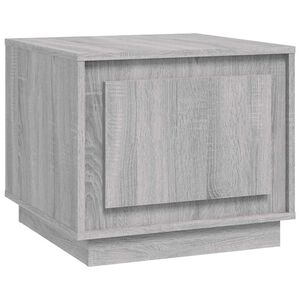 vidaXL Klubska mizica siva sonoma 51x50x44 cm inženirski les