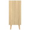 vidaXL Komoda sonoma hrast 90x30x72 cm inženirski les