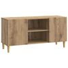 vidaXL TV omarica Artisan hrast 102 x 34,5 x 50 cm Inženirski les