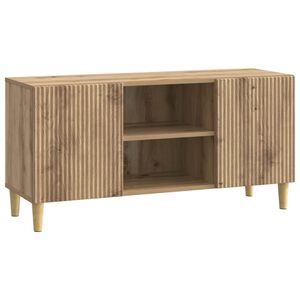 vidaXL TV omarica 102 x 34,5 x 50 cm Artisan hrast Inženirski les