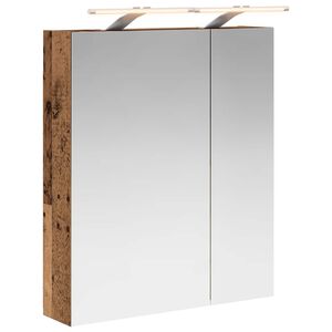 vidaXL Kopalni&scaron;ka ogledalna omara Star les 60 x 14,5 x 70 cm