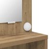 vidaXL Toaletne mize za spalnice Umetni hrast 80 x 39,6 x 135 cm