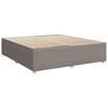 vidaXL Box spring postelja z vzmetnico taupe 180x200 cm blago