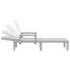 vidaXL Nastavljiv ležalnik za sončenje 155,5x57x28 cm polipropilen