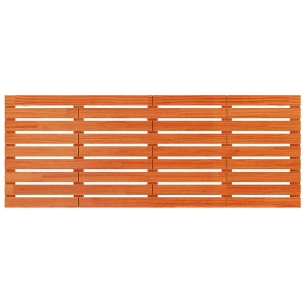 vidaXL Stensko posteljno vzglavje 166x3x63 cm trdna borovina