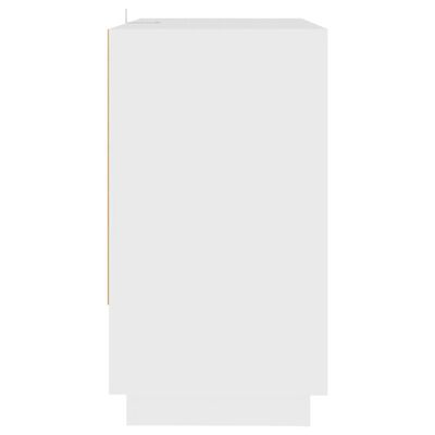 vidaXL Komoda bela 70x41x75 cm iverna plošča