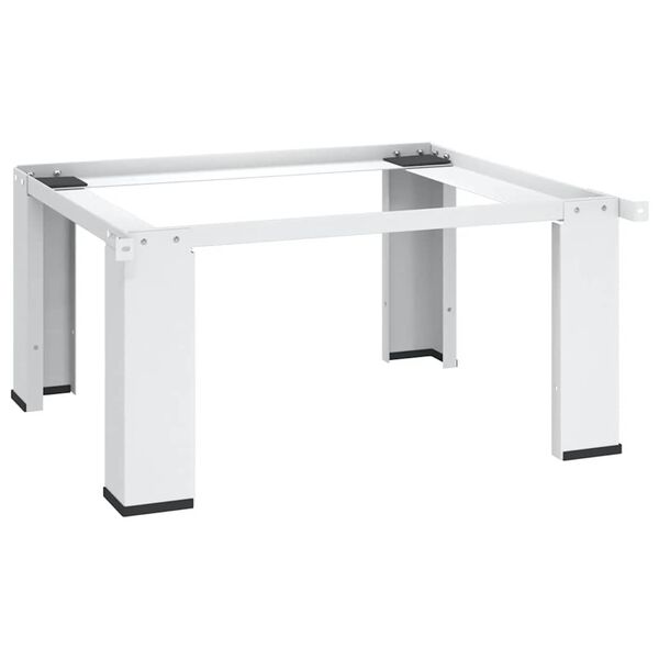 vidaXL Podstavek za pralni stroj bel