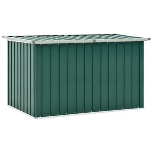 vidaXL Vrtna &scaron;katla za shranjevanje zelena 149x99x93 cm