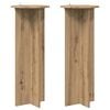 vidaXL Stojalo za rastline 2 pcs Artisan hrast &Oslash;40 x 100 cm