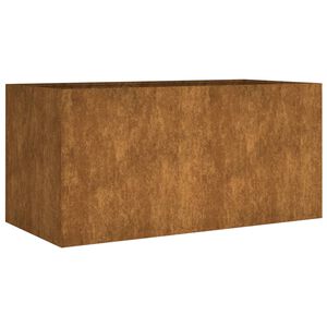 vidaXL Cvetlično korito 80x40x40 cm corten jeklo
