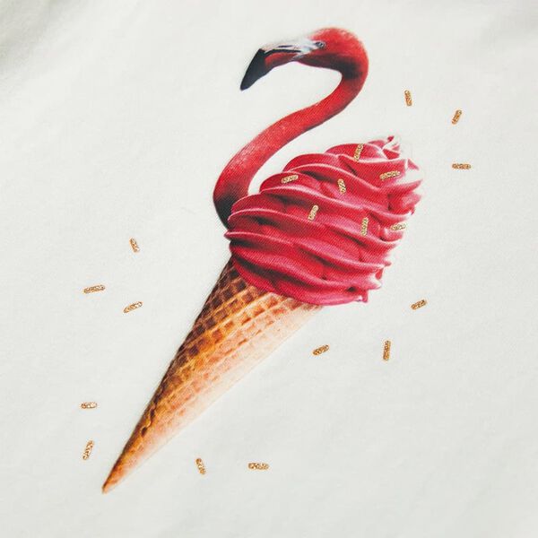 Otro&scaron;ka majica s kratkimi rokavi bež 116