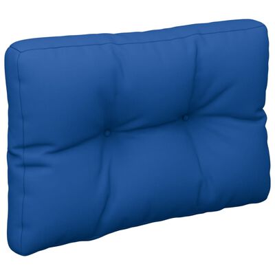 vidaXL Blazina za kavč iz palet kraljevsko modra 50x40x12 cm
