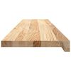 vidaXL Podloge za stopnice 2 kosa 110x30x2 cm trdna hrastovina
