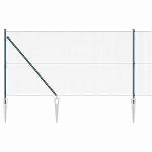 vidaXL Varjena žična ograja s konicami 10 x 1,2 m (&Scaron; x V)