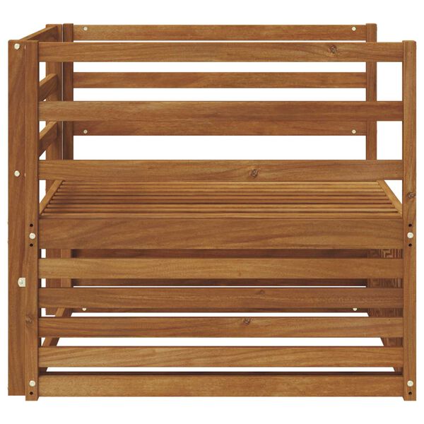 vidaXL 2 Kos Sedežna garnitura z naslonjali za roke Naravna