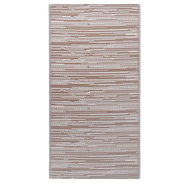 vidaXL Zunanja preproga ARAKIL taupe 140x200 cm PP