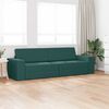 vidaXL Sofa postelja 200cm Temno zelena blago