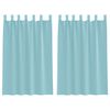 vidaXL Voile zavese z zankami 2 kosa turkizne 140x175 cm