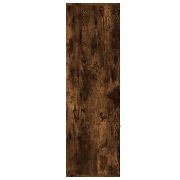 vidaXL Knjižna omara dimljeni hrast 98x30x98 cm