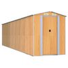 vidaXL Vrtna lopa svetlo rjava 192x772x223 cm pocinkano jeklo