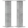 vidaXL Stojalo za zvočnike 2 kosa betonsko sivo 30x30x95 cm inž. les