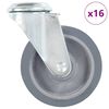 vidaXL Gibljiva kolesa z luknjami za sornik 16 kosov 100 mm