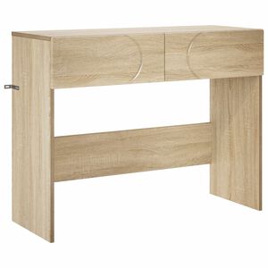 vidaXL Konzolna miza Sonoma hrast 96,5 x 38 x 75 cm Inženirski les